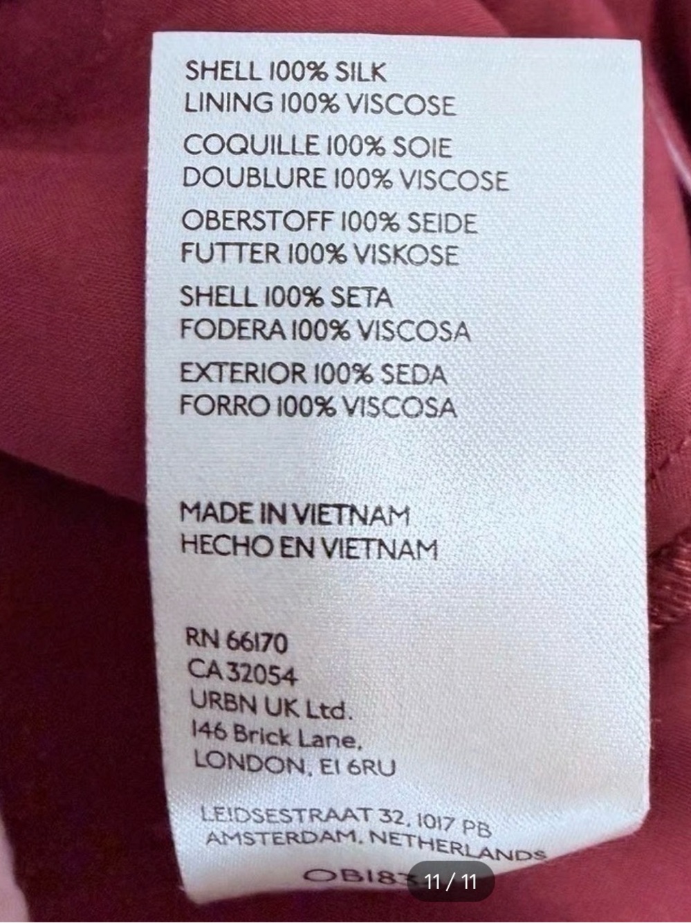 Maeve Anthropologie Silk Avery Burgundy Diamond Print Wide Leg Pants Womens - Picture 4 of 7